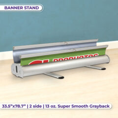 Economy Banner stand 2 sides